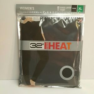 BNWT 32 Degrees Heat XL Black Base Layer pants